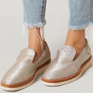 Free People Snake Eyes Leather Shoe
